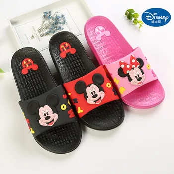 

2019 new sandals and slippers Mickey cartoon home slippers indoor bathroom non-slip couple slippers EU size 36-40