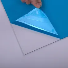 HOHOFILM 1" x 12" Небесно-голубой акриловый лист с светло-голубым декоративным Widdow стеклянной пленкой 1/8 дюймов толстое плексиглас