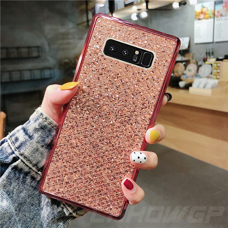 Блестящий Мягкий силиконовый чехол из ТПУ для samsung Galaxy S10 Plus S10e S8 S9 plus Note9 Note8 s plus| |