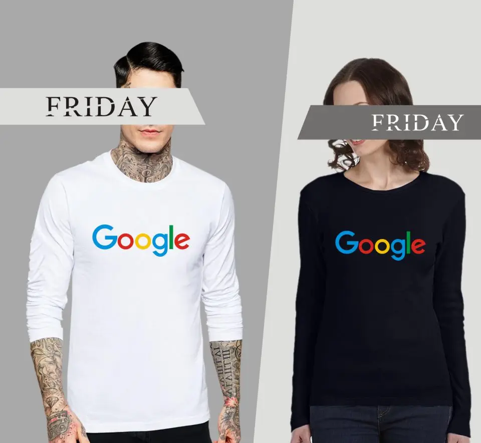 Повседневная одежда Google с принтом Google, футболка с длинными рукавами и круглым вырезом, футболка с логотипом Google