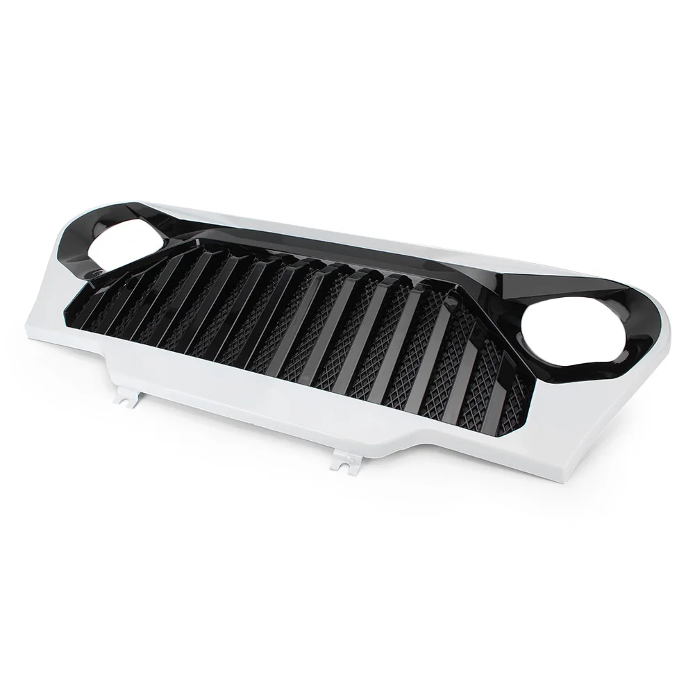 Передняя решетка радиатора для Jeep Wrangler TJ 1997 1998 1999 2000 2001 2002 2003 2004 2005 2006 БЕЛЫЙ