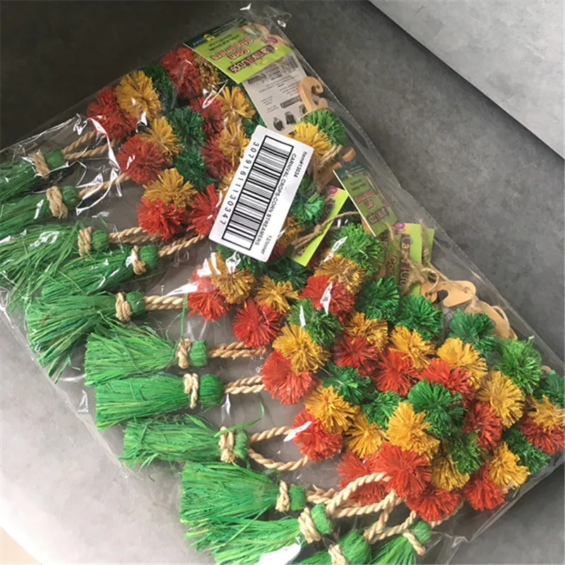 Красочная маленькая игрушка в виде животного лист кукурузы Toss кролик морская