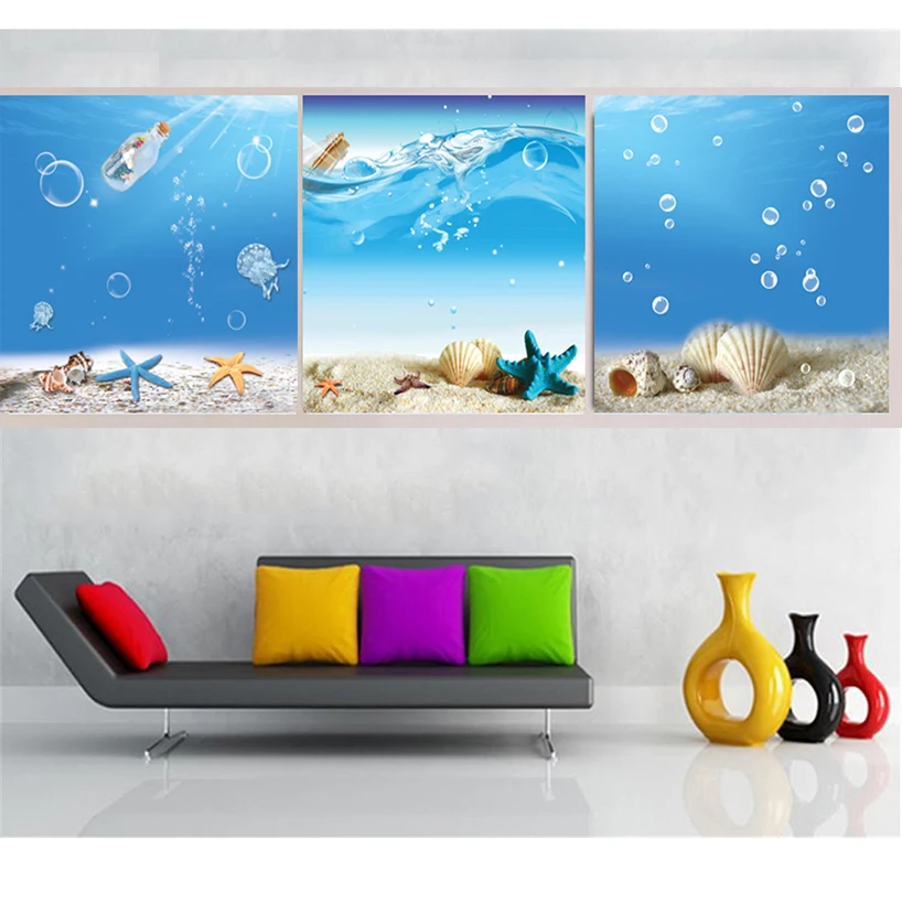 

Sea starfish Full Square/round Diamond 5D DIY Triptych Diamond Painting Embroidery Cross Stitch Rhinestone Mosaic Decor ZC102