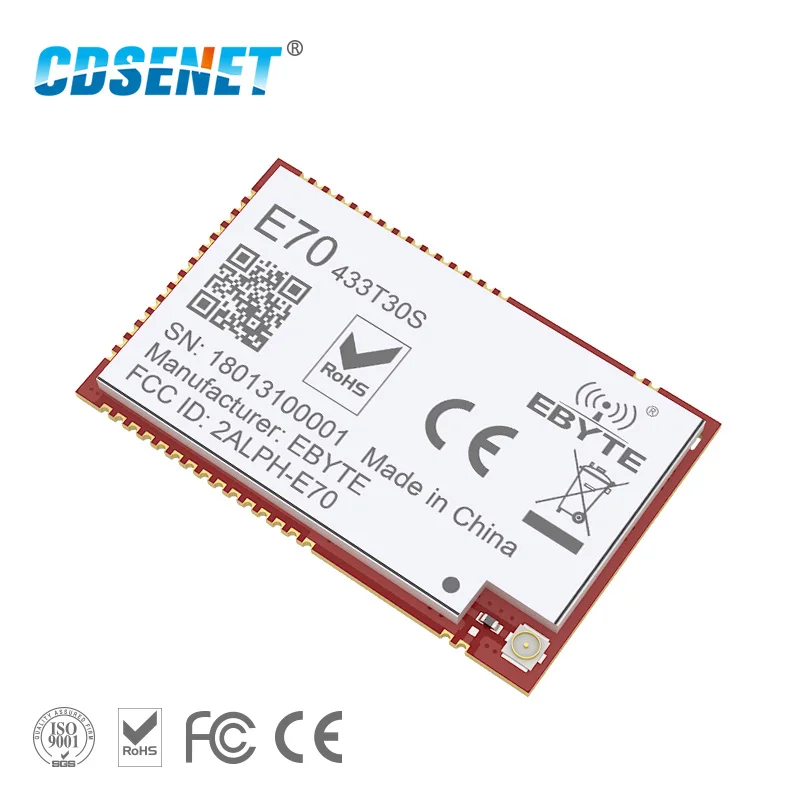 

CC1310 433MHz SMD 1W Transmitter Wireless rf Module CDSENET E71-433MS30 UART Modbus iot 433 mhz Receiver