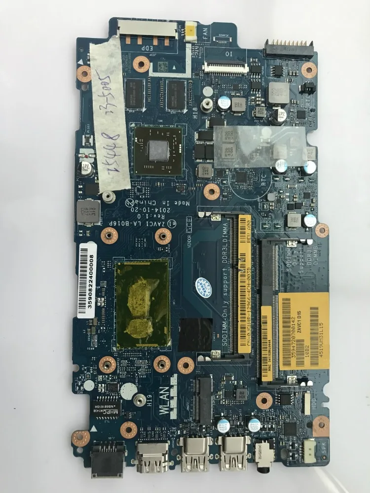 KaiFull CN 0JGW4R JGW4R для Dell Inspiron 5448 5548 материнская плата ноутбука ZAVC1 LA B016P rev: 1 0 I3 5005U