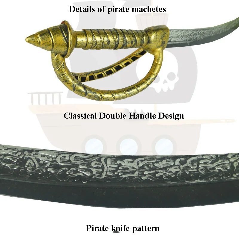 Хэллоуин оружие реквизит Моделирование оружие пластиковые игрушки детские игрушки нож командный меч пиратские игрушки Нож Меч