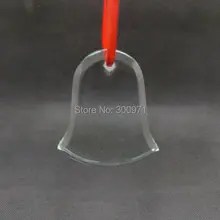 50 шт./лот новое стекло Рождественский колокольчик орнамент на Рождество украшения