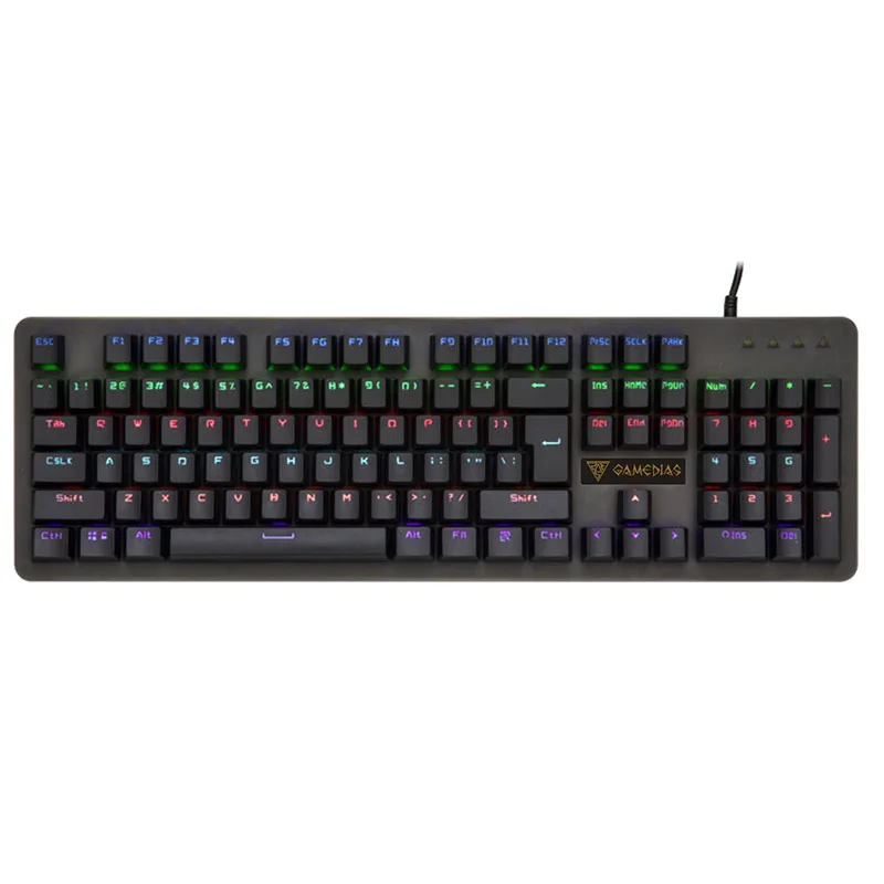 Hot Sale Mechanical Gaming Keyboard Waterproof Metal Backlit Wired 12 Modes Lighting USB
