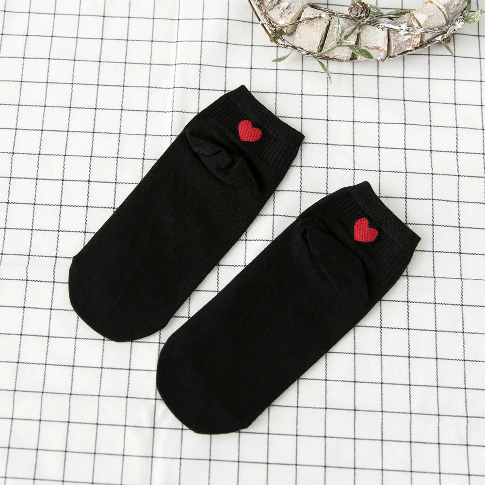 Jeseca/1 пара, японские кавайные носки для женщин, принт с сердцем, милые носки для девочек, женские мягкие хлопковые носки, подарки