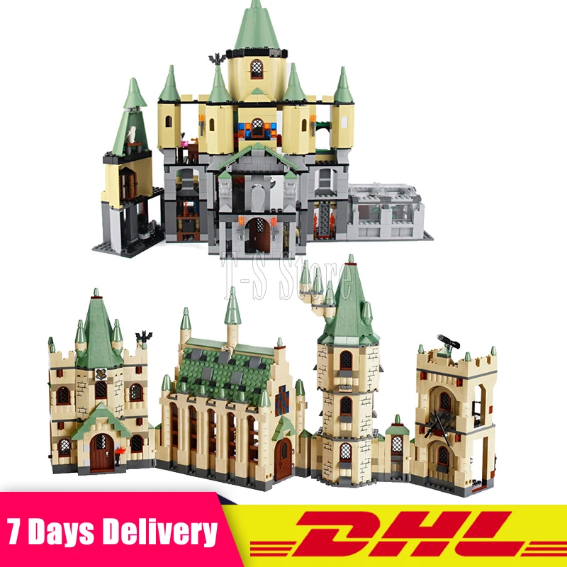 

DHL IN Stock Lepin 16029 +16030 The Creative Movies Hogwarts Castle Sets Building Blocks Bricks Model Toys Clone 4842 5378