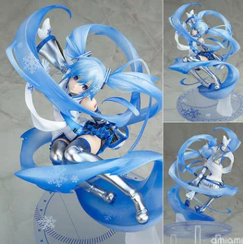 

25cm Anime Vocaloid Hatsune Miku Figma Twinkle Snow Ver. Figma PVC Action Figures Collectible Model Kids Toys Doll 15th Annivers