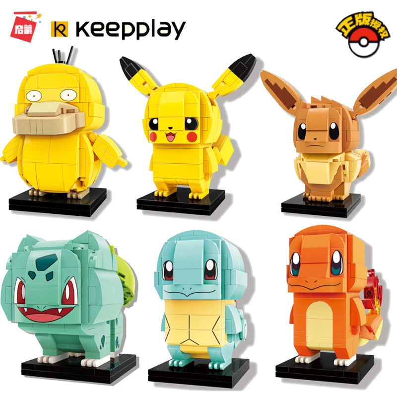 Pikachu DC Brickheadz Dragon Ball Z Brick Headz строительные блоки Marvel Бэтмен Человек-паук Локи Джокер Фигурки игрушки