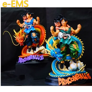 

Dragon Ball Super Saiyan Son Goku Ubu Shenron Scene Statue Action Figure Collection Model Giocattolo G2293