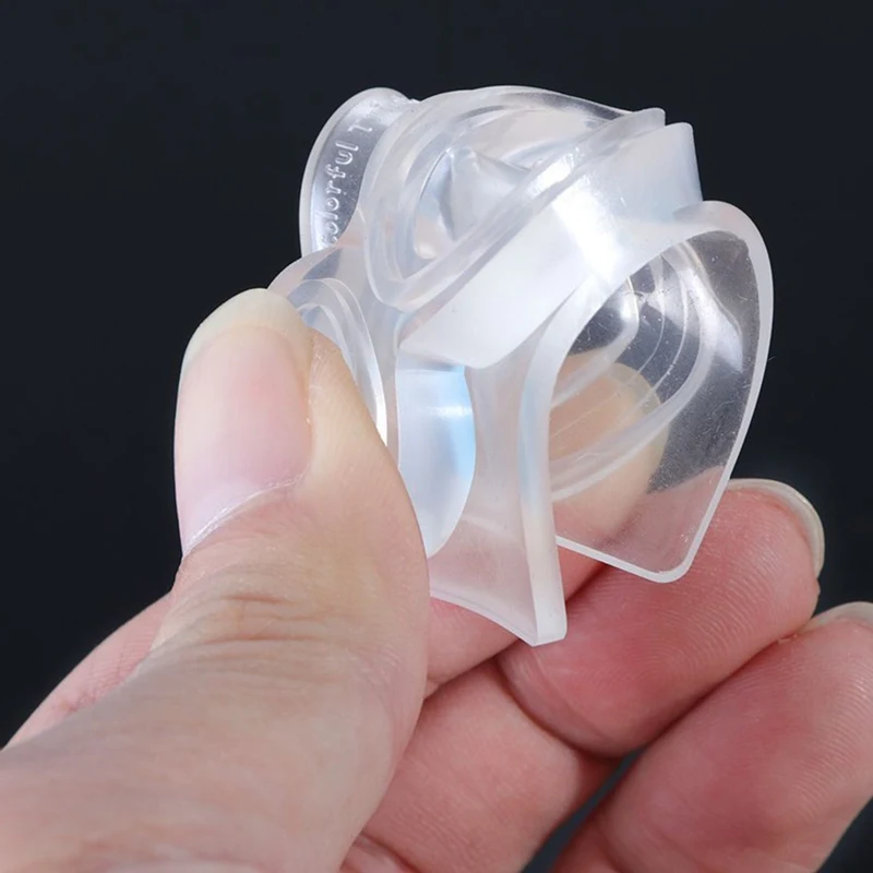 1 шт. Прозрачная силиконовая форма 3D DIY Дизайн ногтей цветок УФ гель акриловая