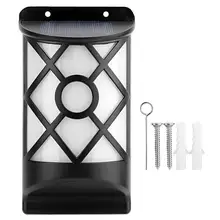 Солнечная Мерцающая безопасность пламя факел огни IP65 Водонепроницаемые светодиодные светильники Декор настенный светильник