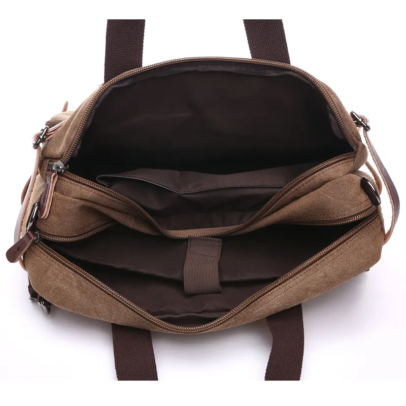 Мужская Парусиновая Сумка Bolso Hombre, деловая мужская сумка-портфель, Повседневная сумка для ноутбука, мужская сумка через плечо, большой