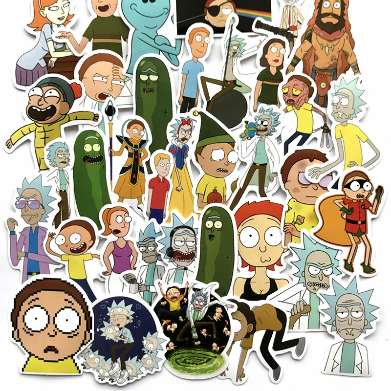 

69 PCS Cartoon PVC Sticker for Scrapbooking Waterproof Sticker for Luggage Computer Stickers for Handbook Bike