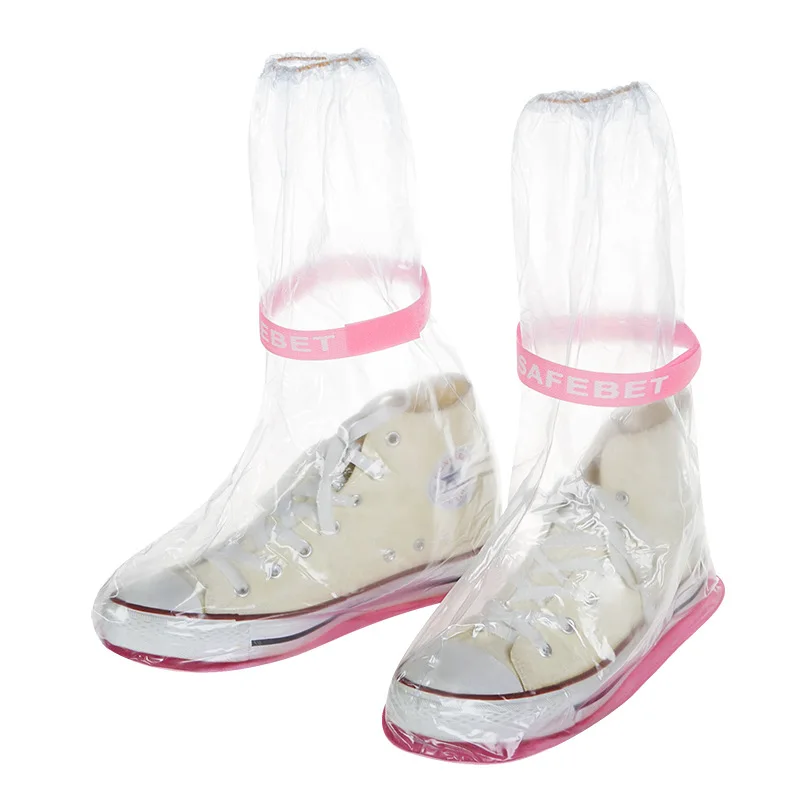 plastic enclosure rain shoes Shoe covers Waterproof and thickened boot cover Color new antiskid shoe | Дом и сад