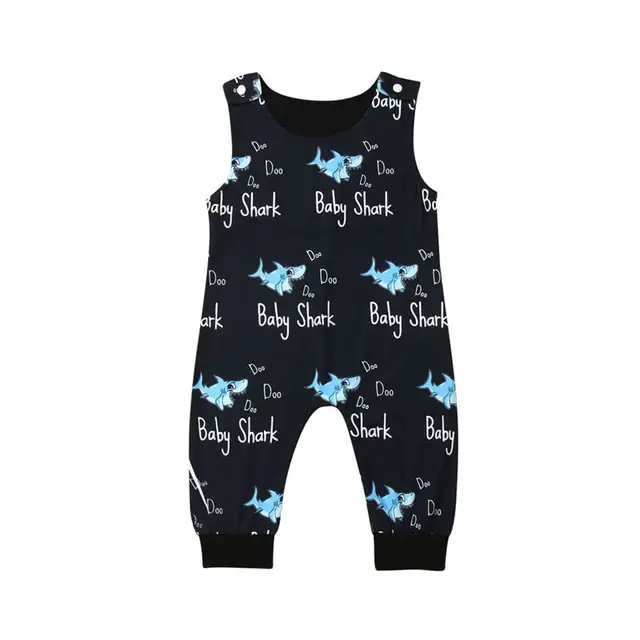 shark romper baby