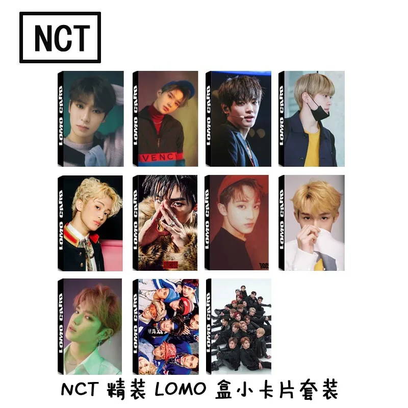NCT TARIL YUTA CHENLE WINWIN 30 штук каждого BOSS TOUCH домашние ЛОМО коробки карты | Украшения и