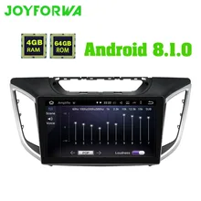 Joyforwa Latest 10.1 Inch Android 8.1 Octa Core Car Multimedia Radio Display GPS Navigation For Hyundai IX25 2014-2017 with WIFI
