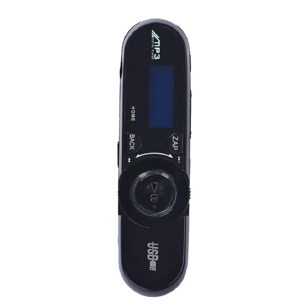 ЖК-экран USB 16 Гб Поддержка Вспышки fm-радио TF MP3 музыкальный плеер-черный