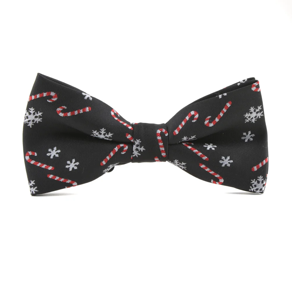Обтягивающие рождественские галстуки-бабочки для мужских костюмов полиэфирные галстуки-бабочки для свадьбы шеи взрослого Галстуки Рождественский подарок - Цвет: MXWSD00206
