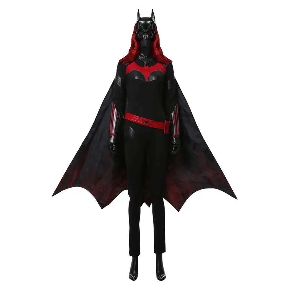 Batwoman Batgirl Kathy Kane костюм для косплея взрослых женщин и девушек из искусственной