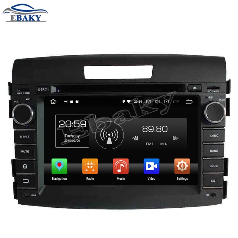 Sale NaviTopia 7inch 4GB RAM 64GB ROM Octa Core Android 9.0 Car DVD Player For Honda CRV 2012/Bluetooth/GPS/WIFI 0