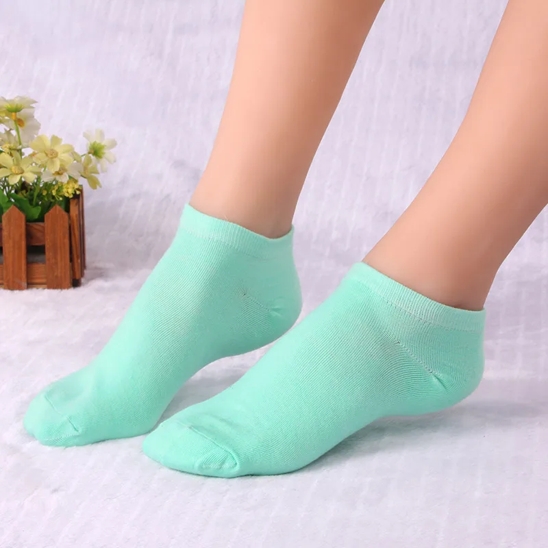 Hot Sale Stylish Spring Summer Female Solid color Cotton Casual Socks