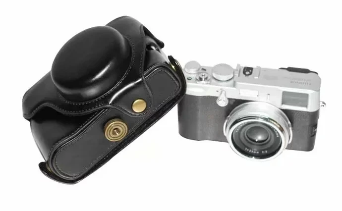 X100T X100S X100F Custodia Per Videocamera Custodia In Pu Con Supporto A Vite 1/4 Per Accessori Per Fotocamere Digitali Fujifilm X100F