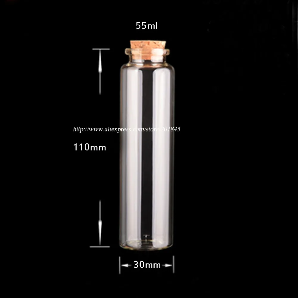 Buy 20 Pcs/Lot Tiny Clear Glass Bottle Vials Empty