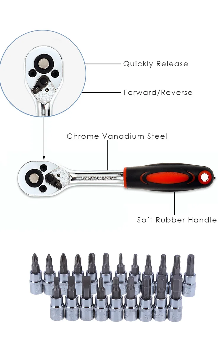 Универсальный набор гаечных ключей, многофункциональный складывающийся набор инструментов для ремонта автомобиля, гаечный ключ, трещотка для велосипеда, ручной набор инструментов, динамометрический ключ