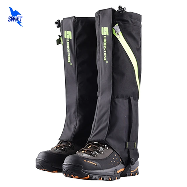 1 Pair Double Layer Waterproof Snow Legging Gaiters Professional Leg