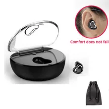 Yulubu мини X7 беспроводные Bluetooth наушники вкладыши стерео гарнитура невидимый наушник с зарядным устройством Коробка микрофон