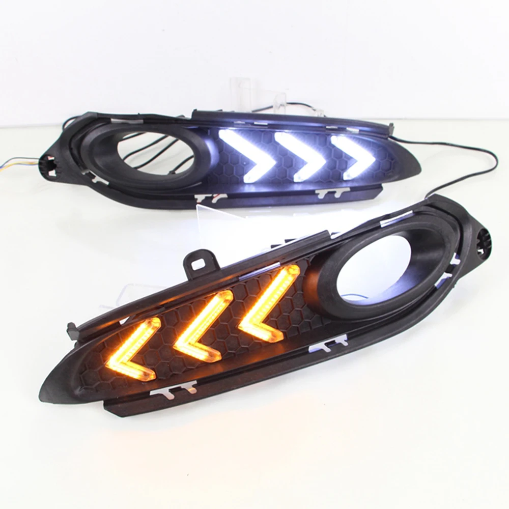 Car LED DRL Kit fit for Honda VEZEL / HR V 2014 2015 Daytime Running