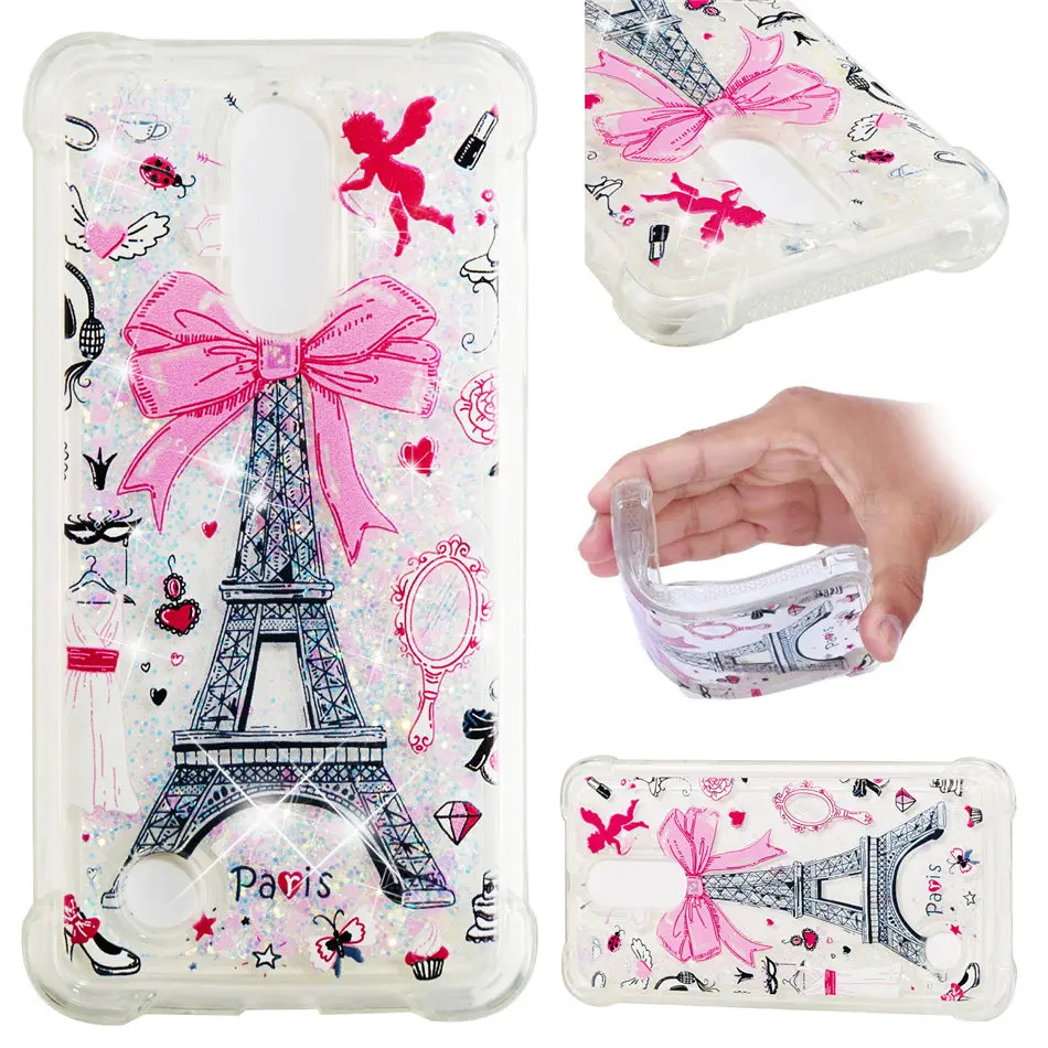 

Fashion Glitter Flip Case For LG V30 G7 V40 ThinQ Stylo 4 3 K8 2018 K30 K10 2017 Soft Silicone Frog Dog Cover Shining Capa E03Z
