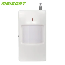 Meisort 433MHz /315MHz Optional Wireless Infrared Detector PIR Motion Sensor Detector For GSM PSTN Auto Dial Home Alarm System