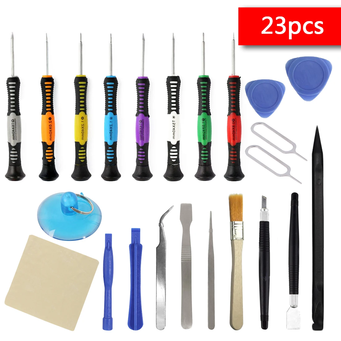 Opening Repair Tools Laptop Phone & Screen 23pcs Disassemble Tools Set Kit For iPhone For iPad Cell Phone Tablet PC