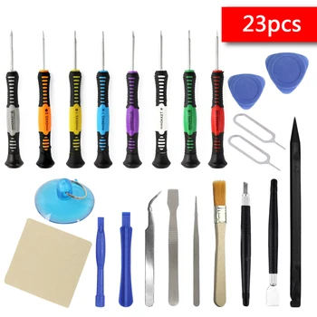 

Opening Repair Tools Laptop Phone & Screen 23pcs Disassemble Tools Set Kit For iPhone For iPad Cell Phone Tablet PC