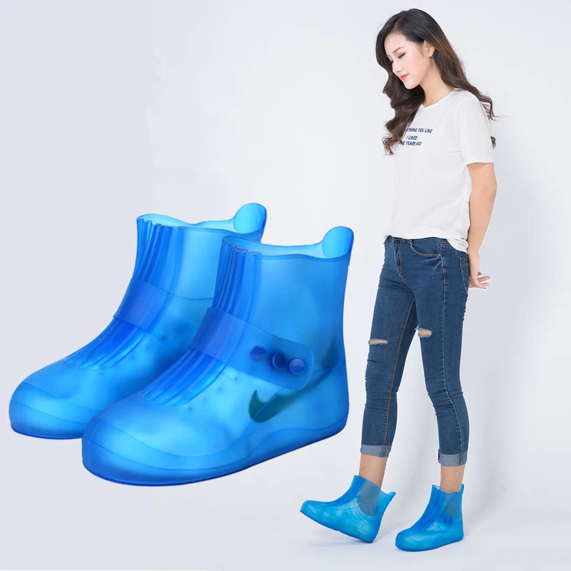 Women Men Kids Shoes Covers Accessories Woman Man PVC Waterproof Non-slip Health High Quelity Durable Rainy Day Necessities