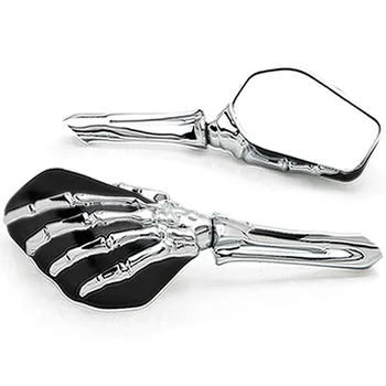 

SKELETON HAND MOTORCYCLE MIRRORS CRUISER SPORT BIKE CHOPPER MOTORBIKE REAR VIEW