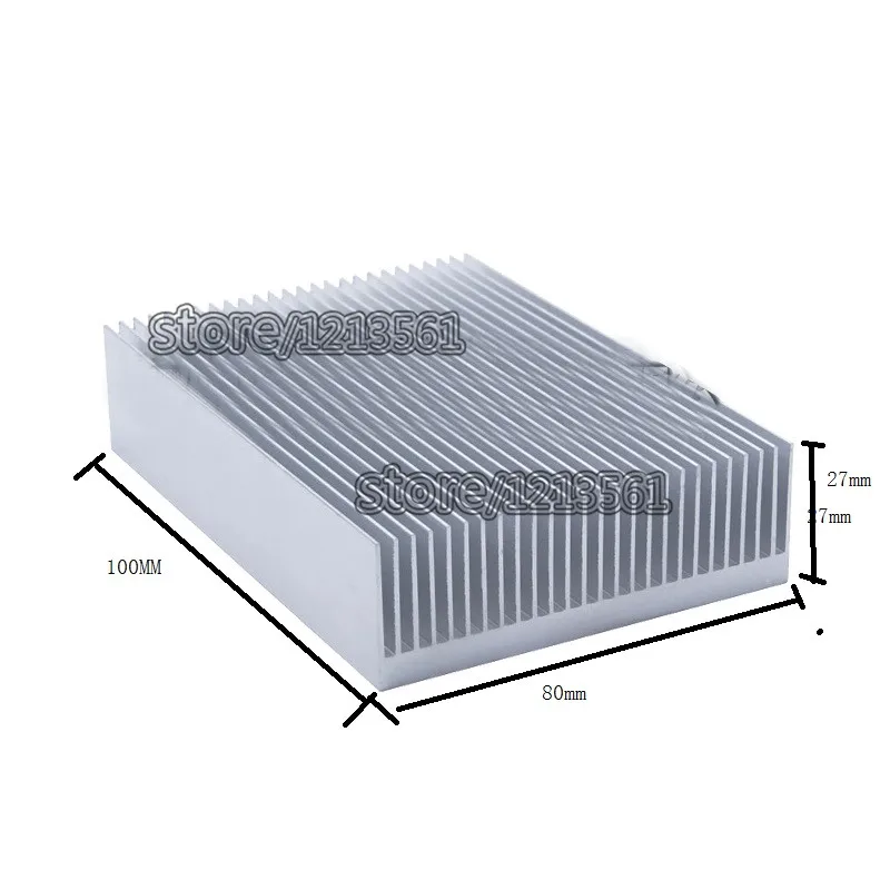 1 шт.) Экструдированный алюминиевый радиатор/100*80*27 мм