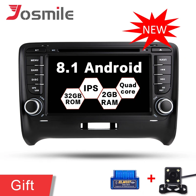 2 Din Android 8 1 gps навигации DDR3 2G Оперативная память Автомобильный DVD плеер для Audi/TT 2006