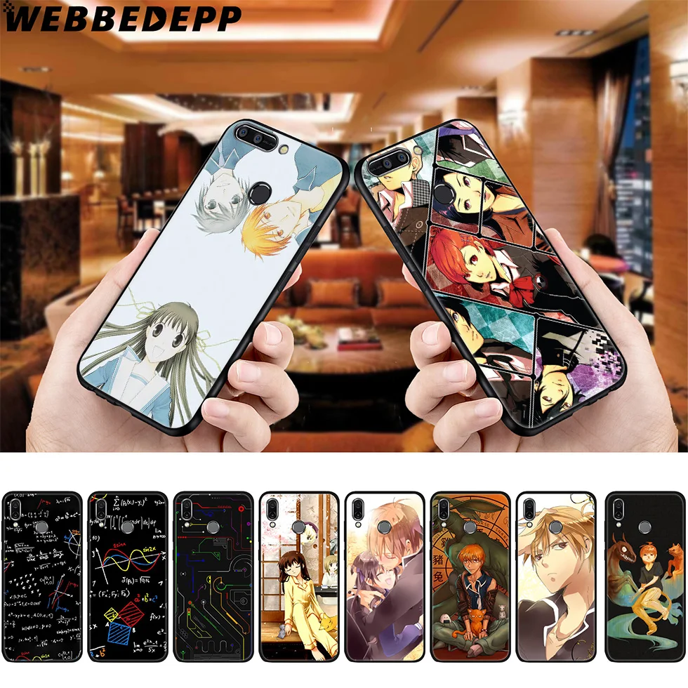WEBBEDEPP Fruits Basket Anime Soft Case for Huawei P8 P9 P10 P20 P30 Lite Pro P Smart Z Plus 2019 Y6 Prime 2018 2017 Mini |