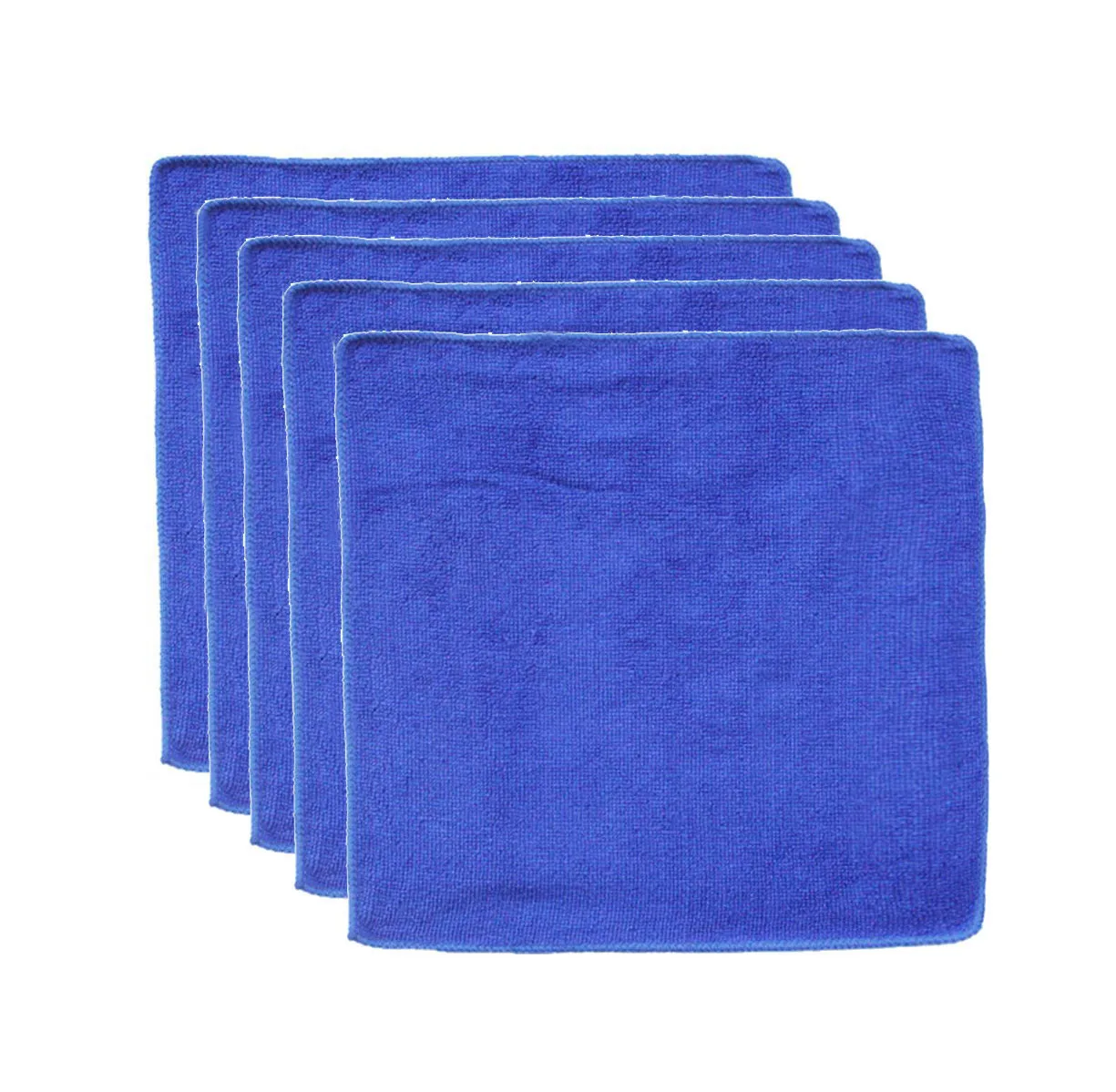 5PC Blue Absorbent Microfiber Towel Car Home Kitchen Washing Clean Wash Cloth Car cleaning cloth