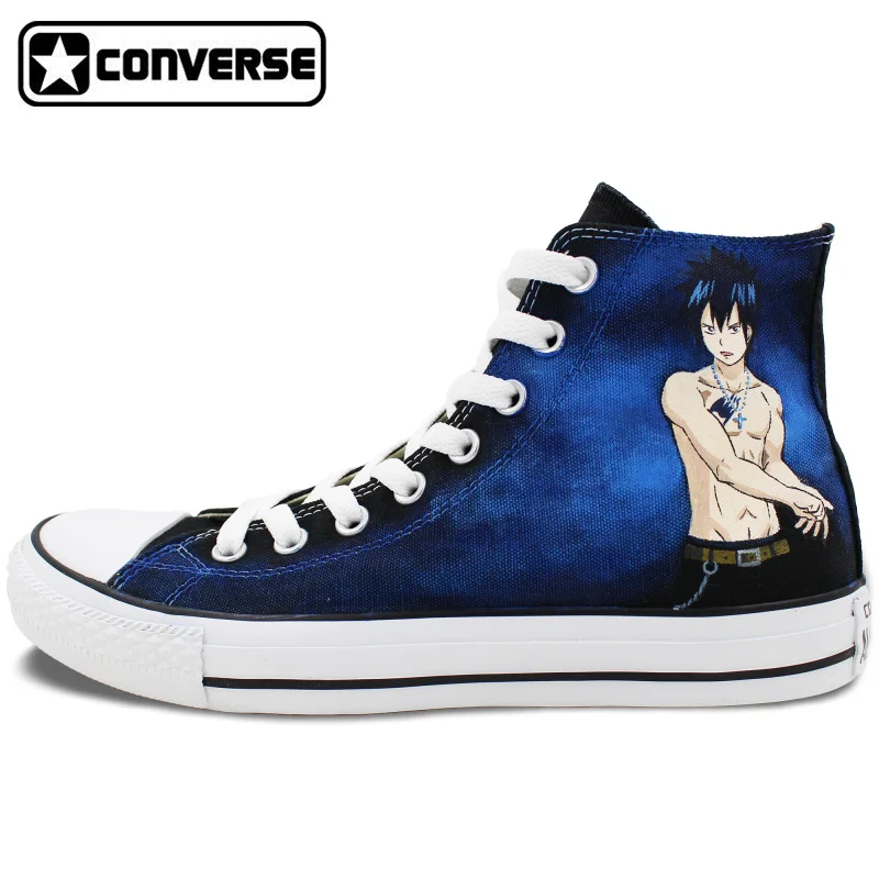 Prix pour Anime Converse All Star Fairy Tail Natsu Design Peint À La Main Toile Chaussures High Top Femmes Hommes Sneakers Cosplay Cadeaux Prix pour Anime Converse All Star Fairy Tail Natsu Design Peint À La Main Toile Chaussures High Top Femmes Hommes Sneakers Cosplay Cadeaux