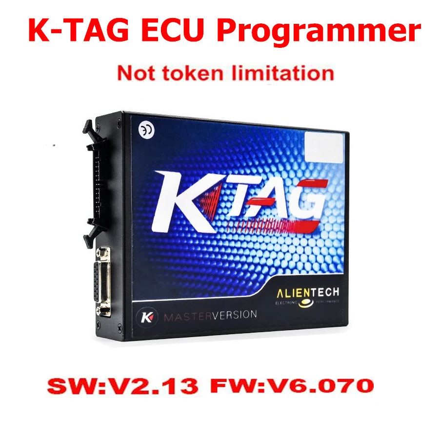 

New KTAG V2.13 Unlimited Version ECU Programmer K-TAG Hardware V6.070 No Tokens Limited K TAG V2.13 Master ECU Chip Tuning Tool