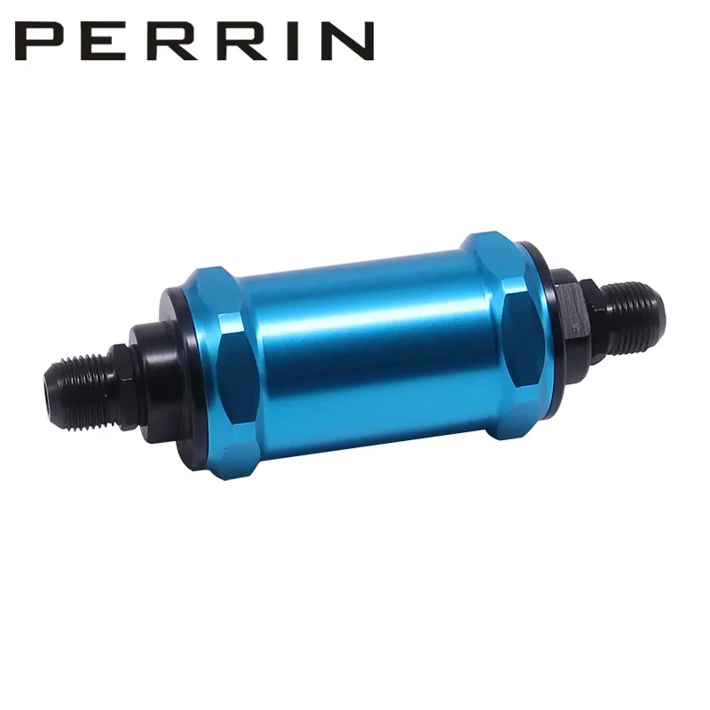 Preto do Filtro de Combustível E85 do An6 An10 com Elemento de Aço Inoxidável de 100 Etanol Inline Mícrons - An8 7 e85 do an6 an8 an10 com elemento