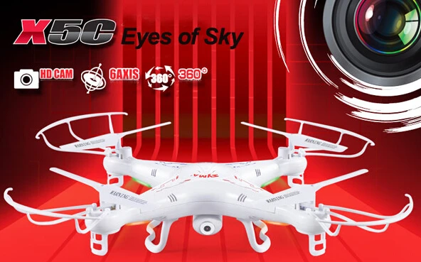 SYMA x5c обновления SYMA x5c-1 2.4 г 4ch 6 оси антенны вертолет Quadcopter Игрушечные лошадки мини Drone с Камера отслеживать доставку